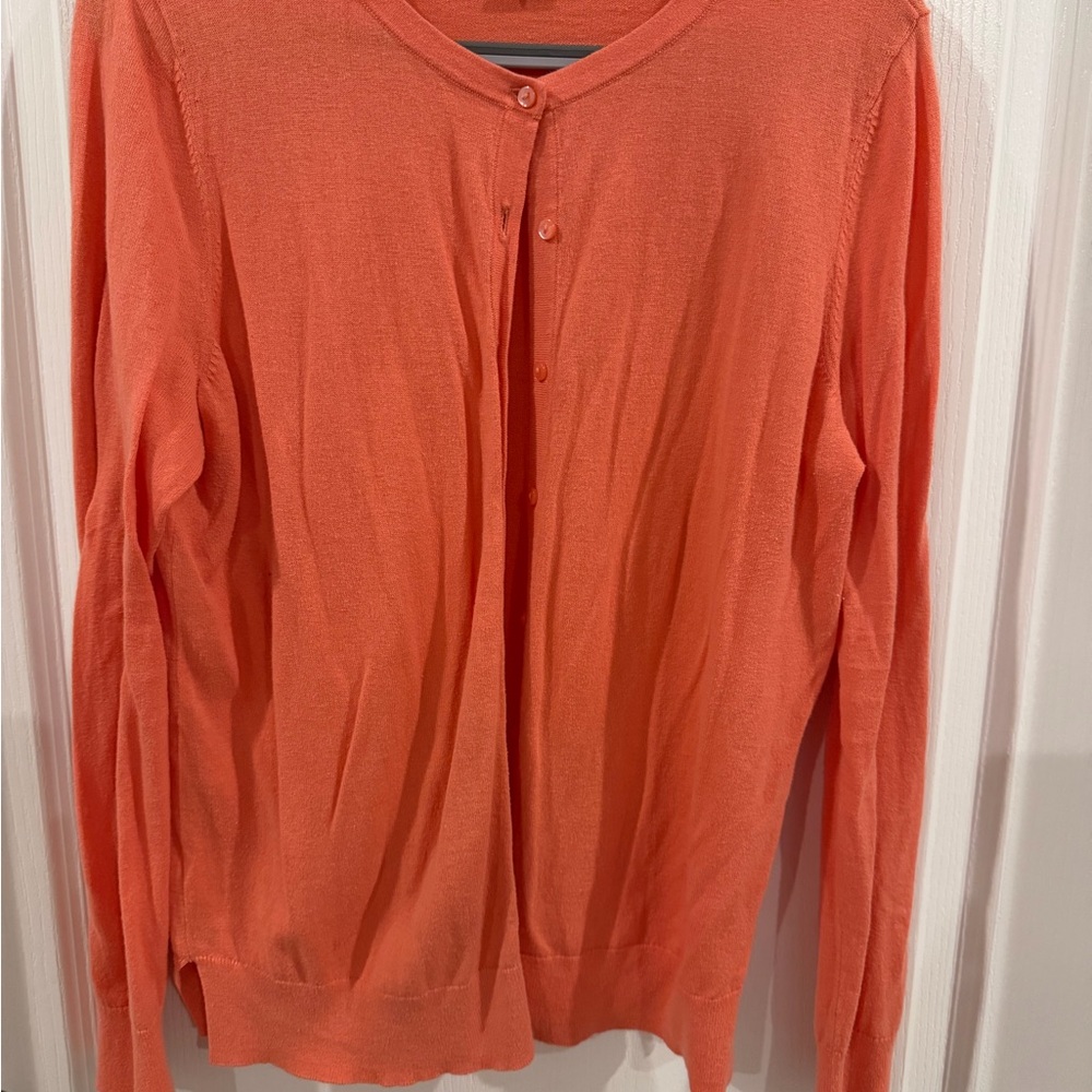 LOFT Bright Coral Women's Cardigan